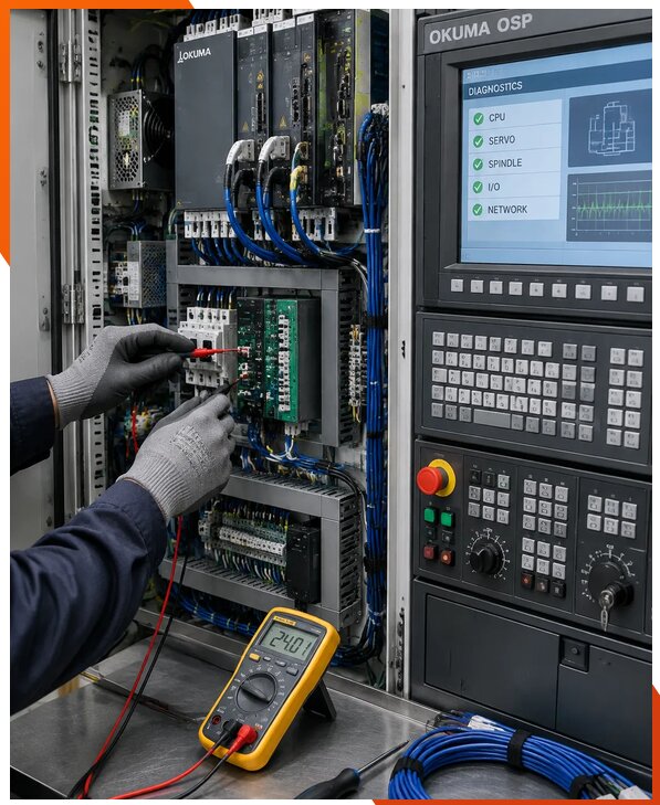Ремонт систем ЧПУ Okuma OSP в Ейске